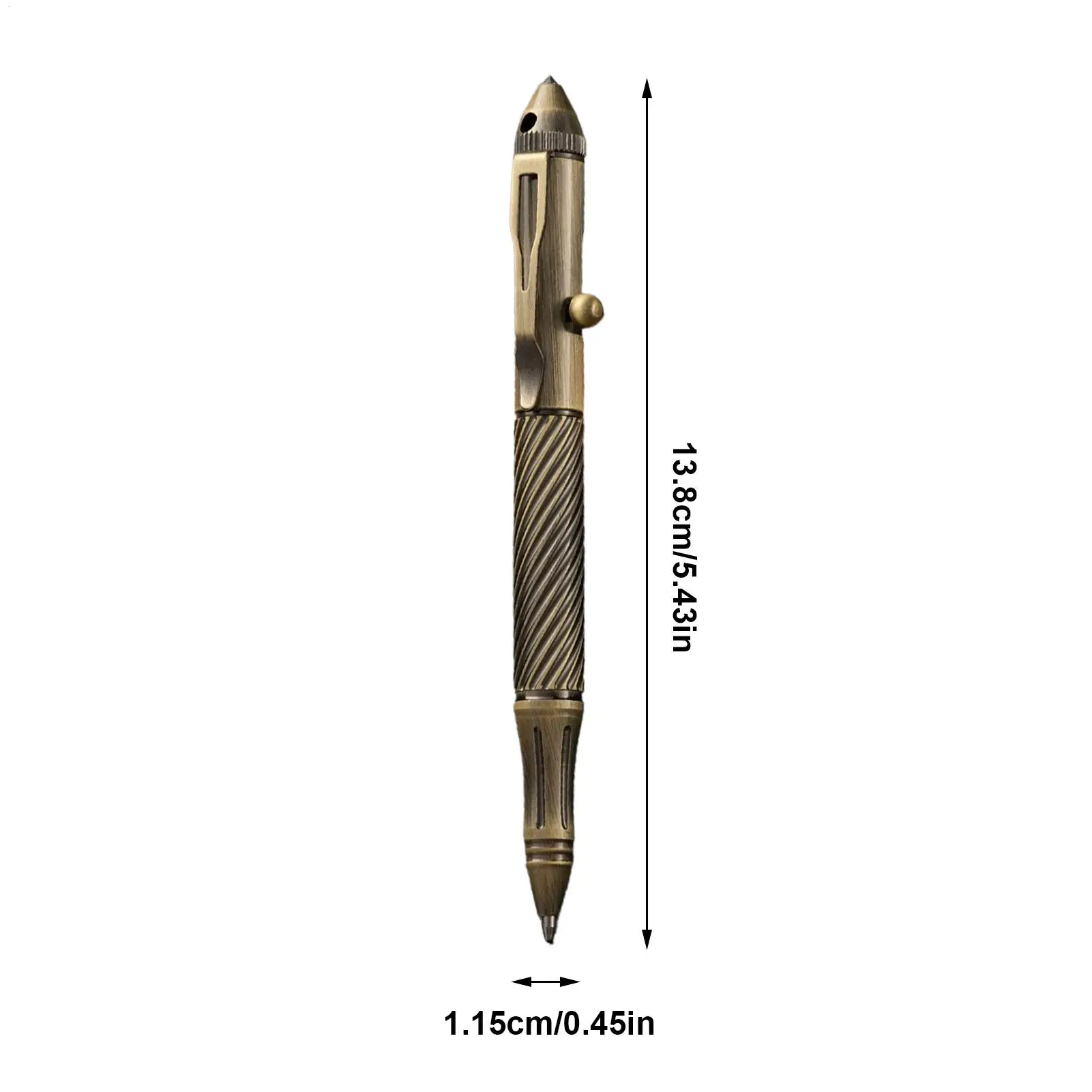 Writing Pens Retro Writing Supplies Brass Pens For Journaling For Men Work Business Meeting School College Outdoor - 6