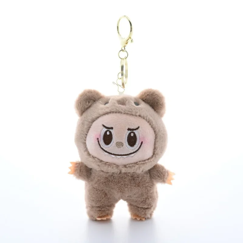 LABUBU New Monster Plush Doll Toy Keychain Pendant Cartoon Cute Doll Backpack Bag Pendant Decorative Accessories Ornament Gifts 2