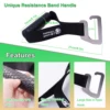 96CM Resistance Band Exercise Bar for Loop Band Squat Deadlift Chest Press Large Hook with Handles Fitness Equipment 6