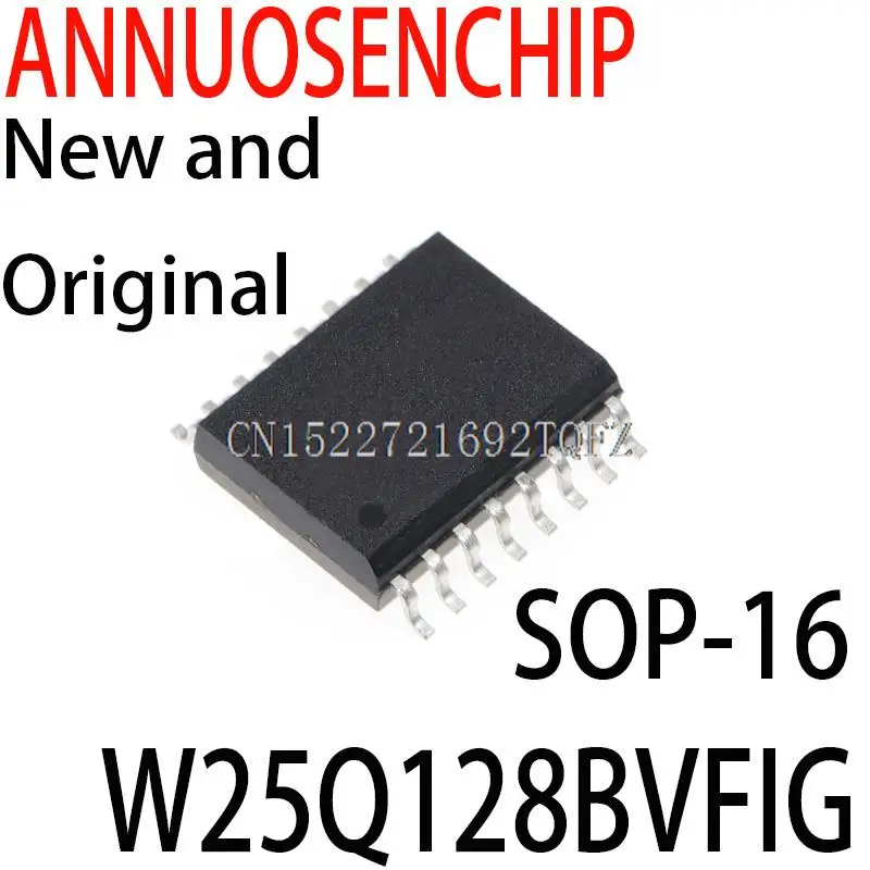 10PCS New and Original W25Q128 W25Q128BVFIG W25Q128BVFG SOP 16 ...