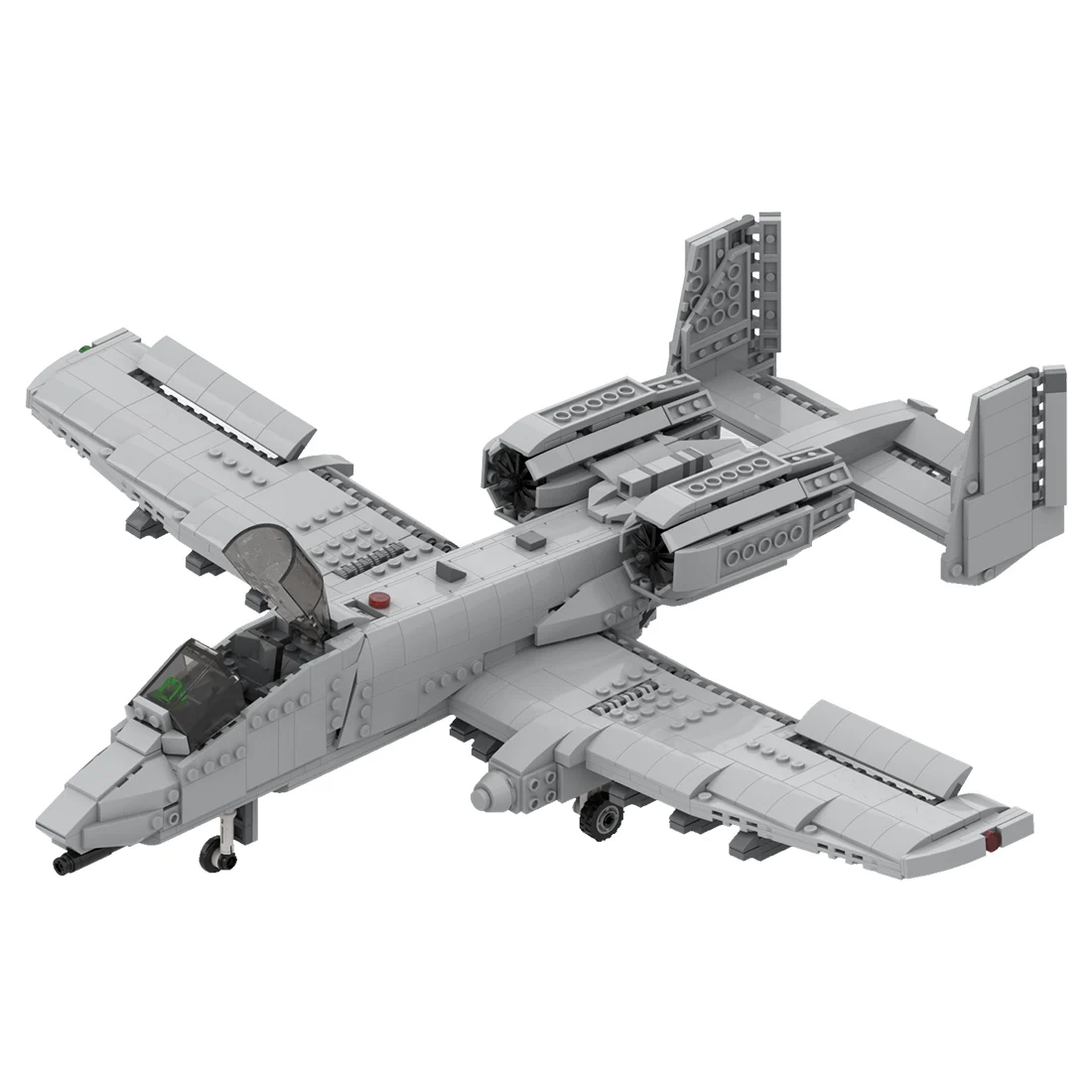 

Authorized MOC-46317 A-10 Thunderbolt II Military Model Building Blocks Set (1224PCS) - By DarthDesigner