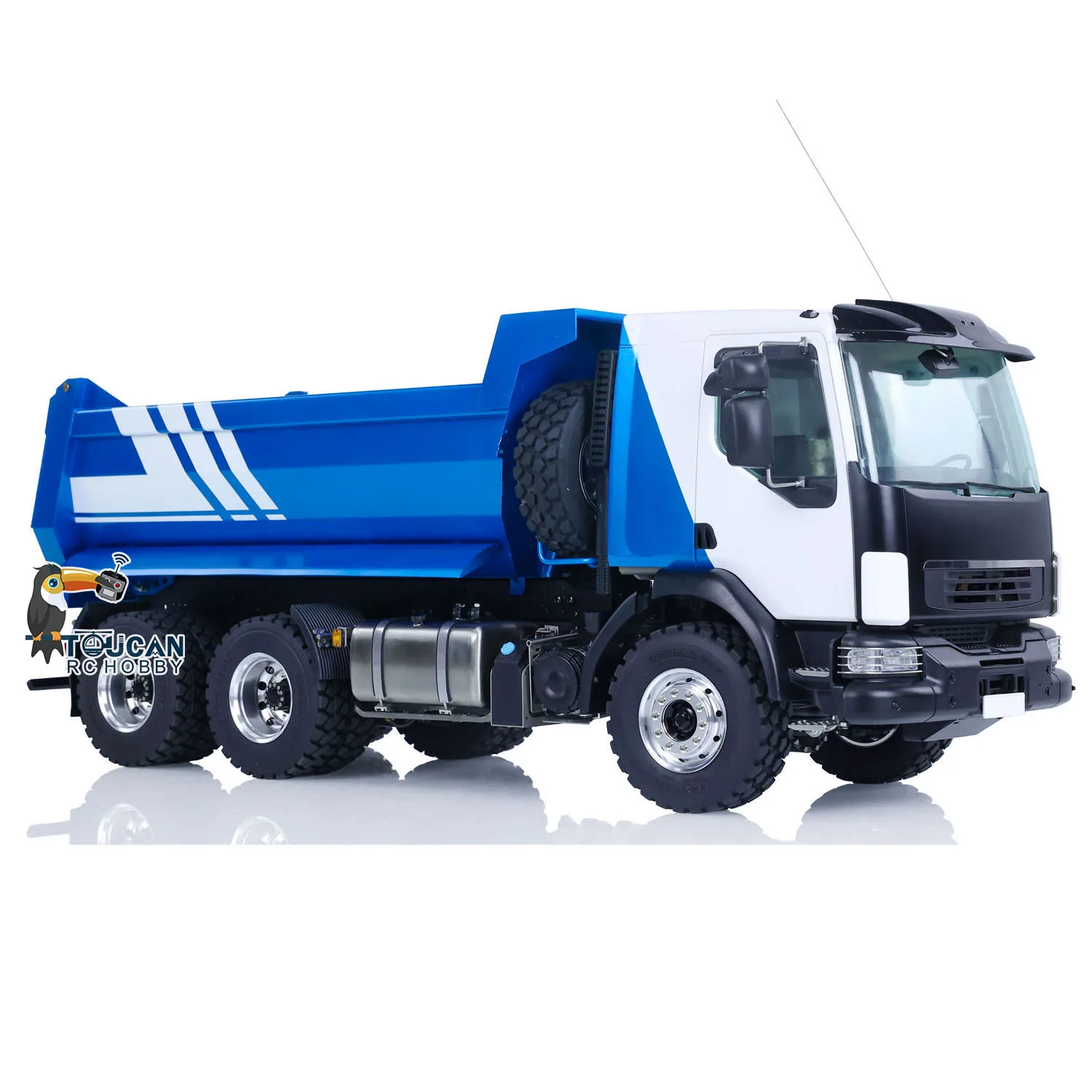 LESU 1/14 6x6 Hydraulic RC Dumper Truck Metal Remote Control Tipper Car Model Painted Assembled Toy Christmas Gift THZH1684 3