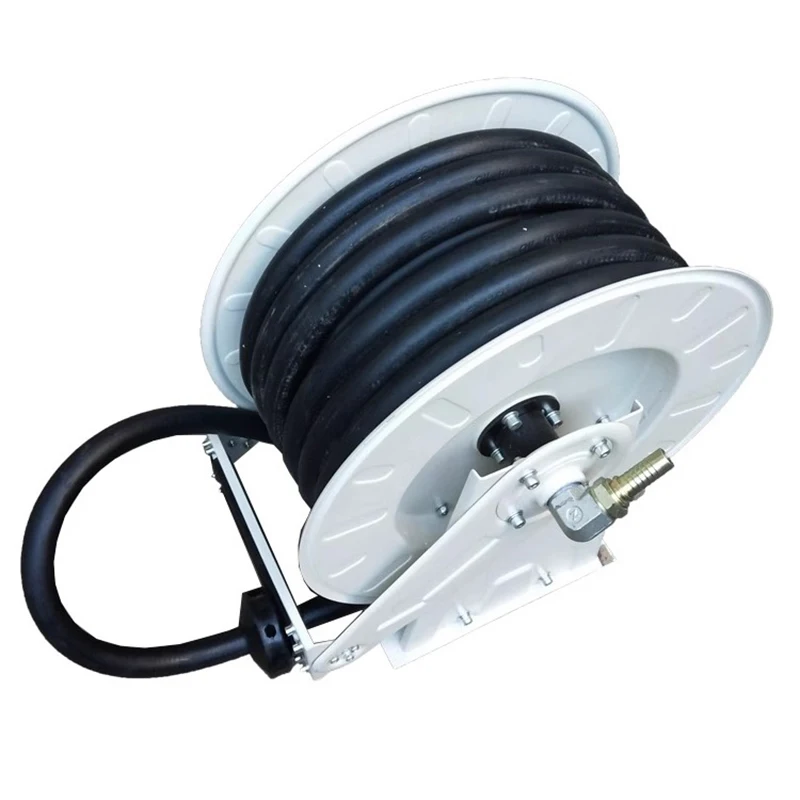 Fuel Hose Reel 10-25M Retractable Diesel Cord Reel W/ Automatic