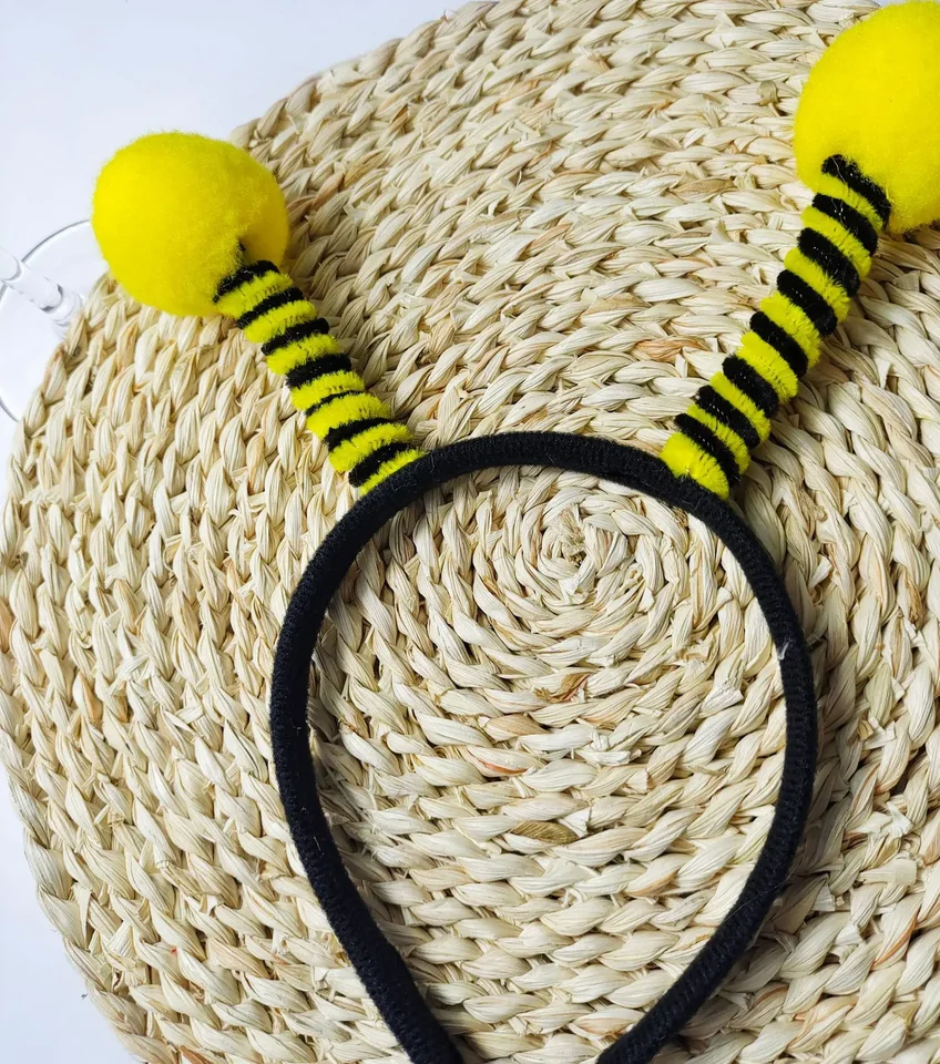 thumbnail image 2 of Kids Girl Boy Woman Animal Bee Ant Tentacle Headband Antenna Hairbands Cosplay C 2 of 13