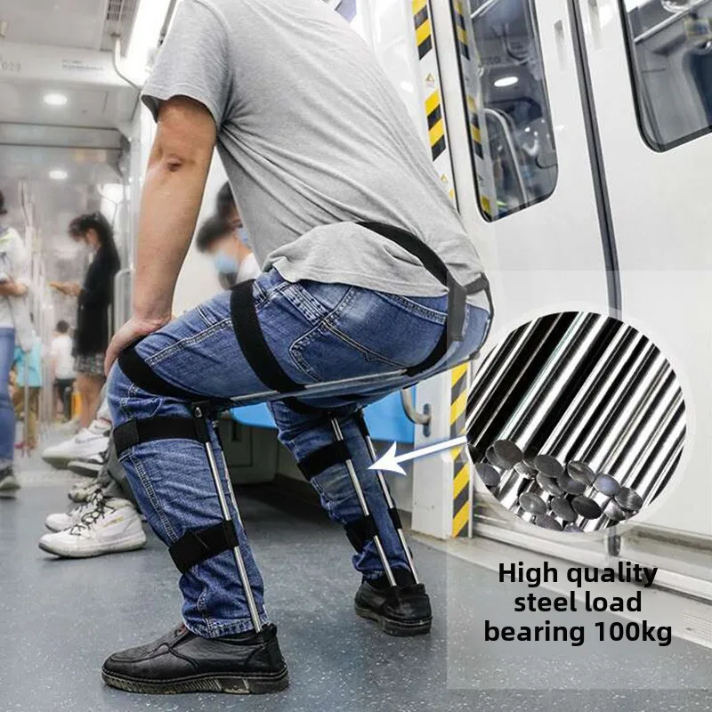 Wearable Invisible Seat Artifact Exoskeleton Chair Human Wearable Chair Magic