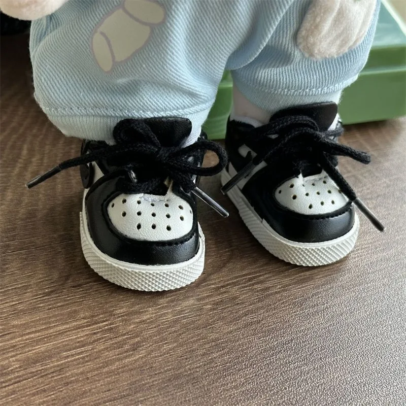 20cm Baby Cotton Doll Shoes Celebrity Doll Sports Color Blocking Toys cotton slippers