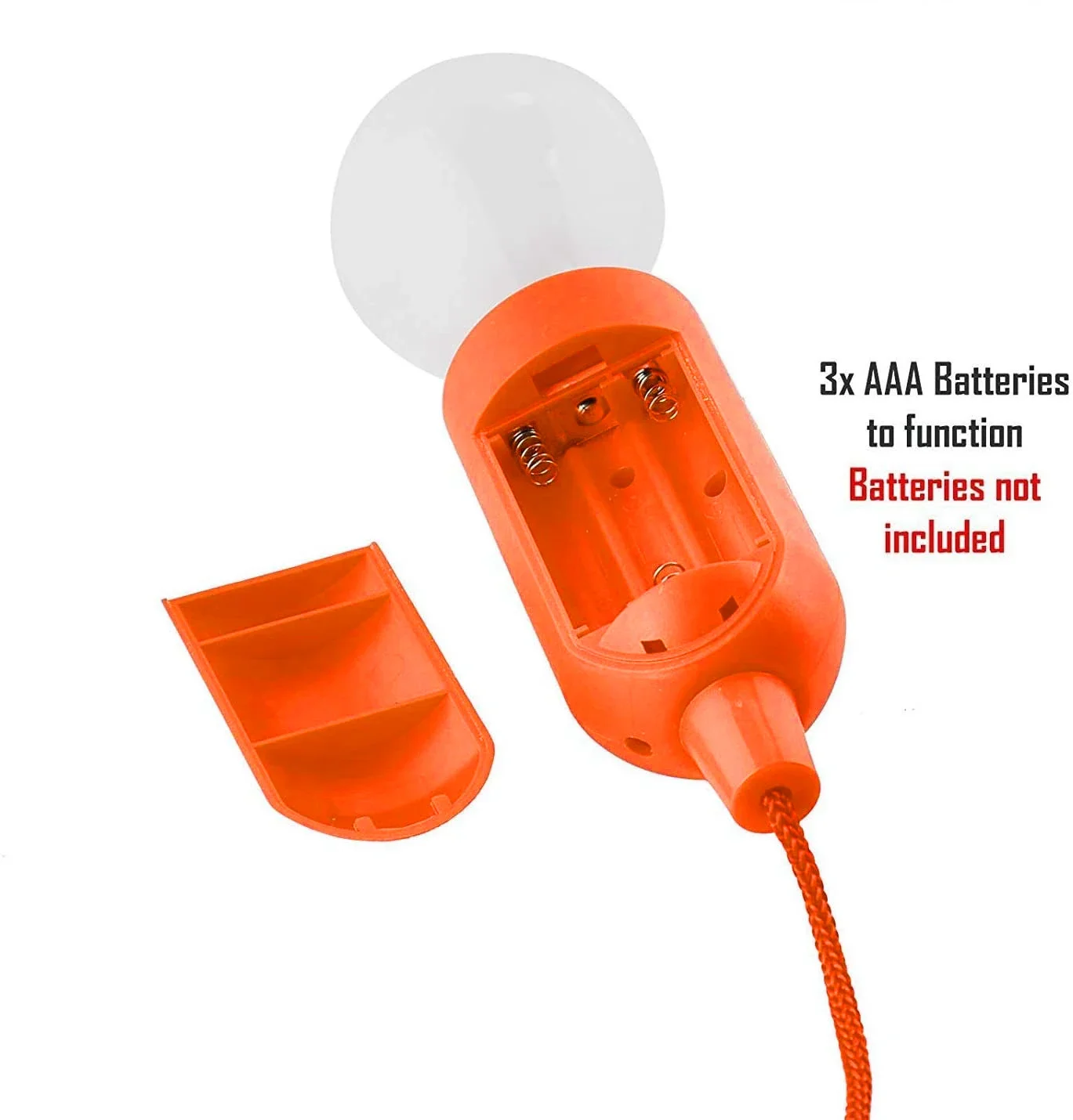 LED Battery-Powered String Lights For Camping Tent Vintage Portable Bulb Night Light