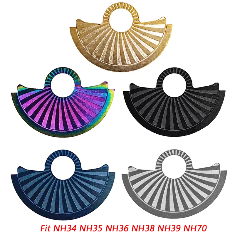 Enhanced Automatic Hammer Rotor Metal Patch for Watch Retrofit Accessories