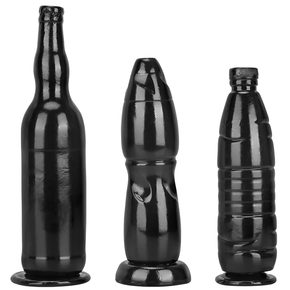Bouteille Anal Plug Énorme Gode pour Hommes, Jouets Sexy, Fisting, Gay