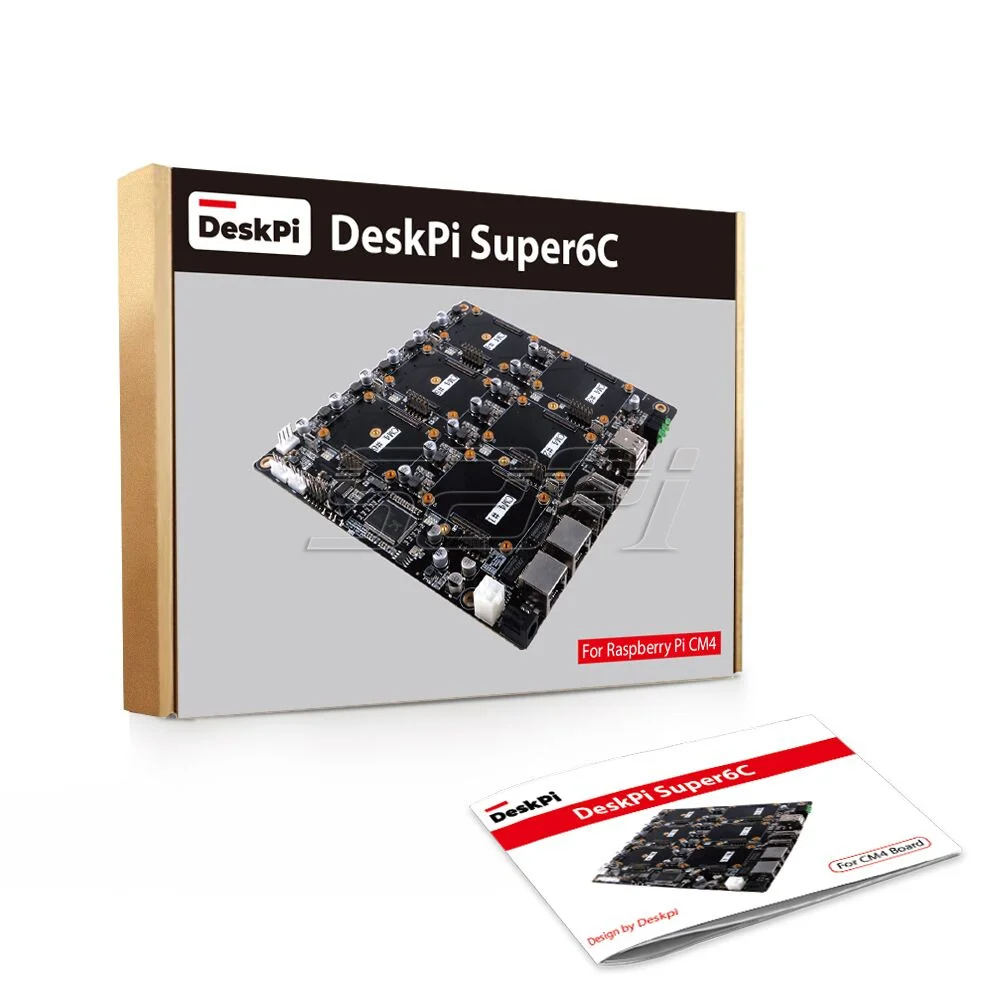 Desktop Cluster Carrier Mini-itx Board Suporta Rpi Novo Deskpi Super6c Raspberry pi Cm4 Compatível com Cm4 Suportado 52pi - Imagem 4