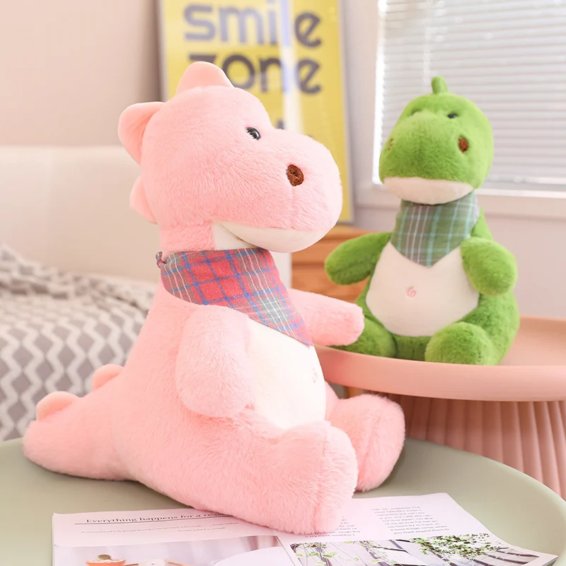 40/50cm Cartoon Super Soft Lovely Dinosaur Plush Toy Cute Stuffed Animals Dragon Plushies Doll Kawaii Kids Toys for Girls Gifts 35 50cm peacock down cotton plush toy gift crystal super soft peacock toy