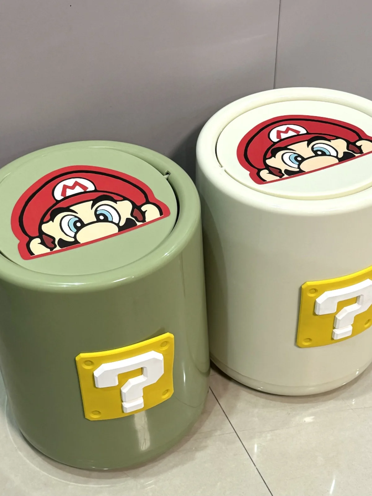 クリーミー風マリオゴミ箱漫画大容量人格かわいいシェイク蓋