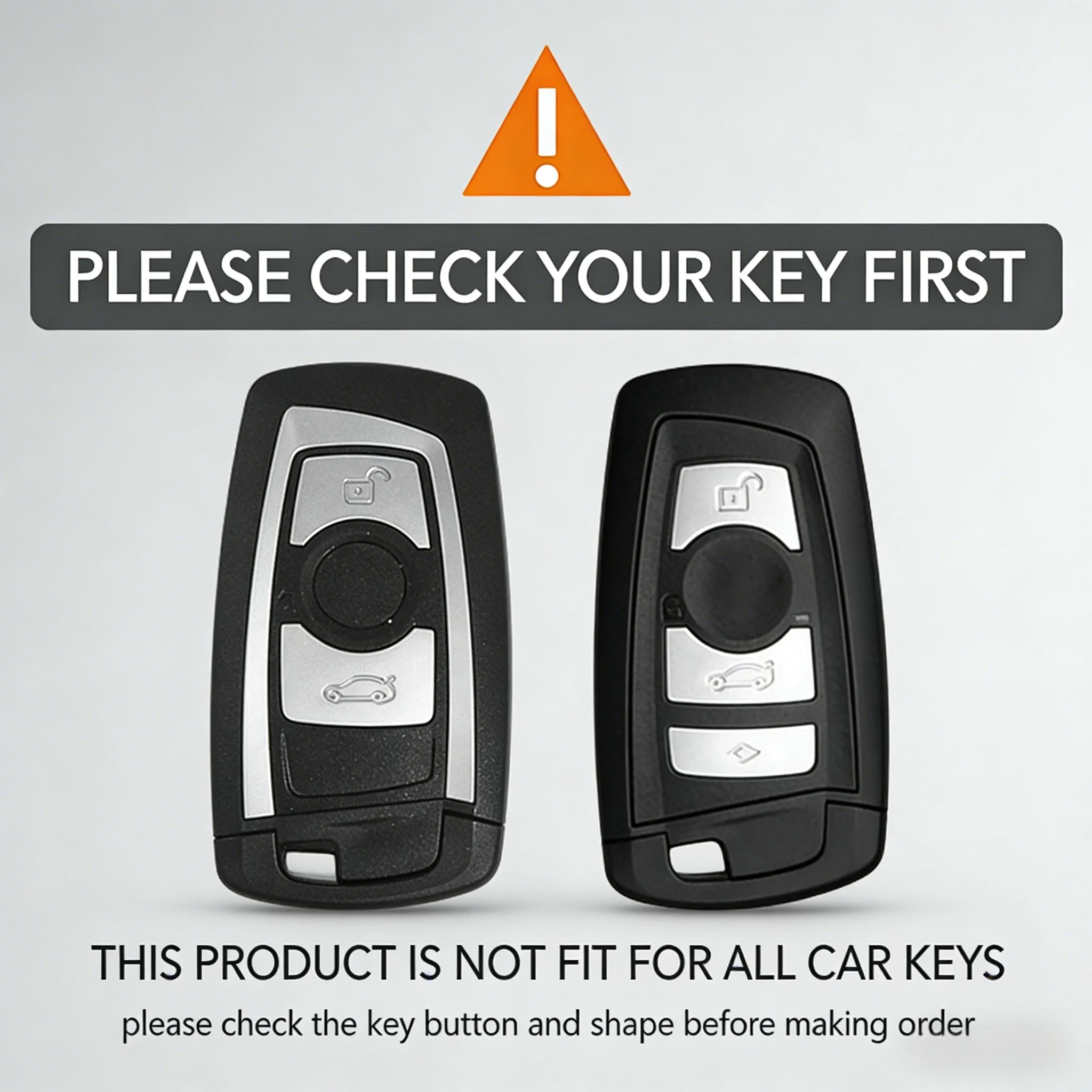 Premium Zinc Alloy Car Key Cover