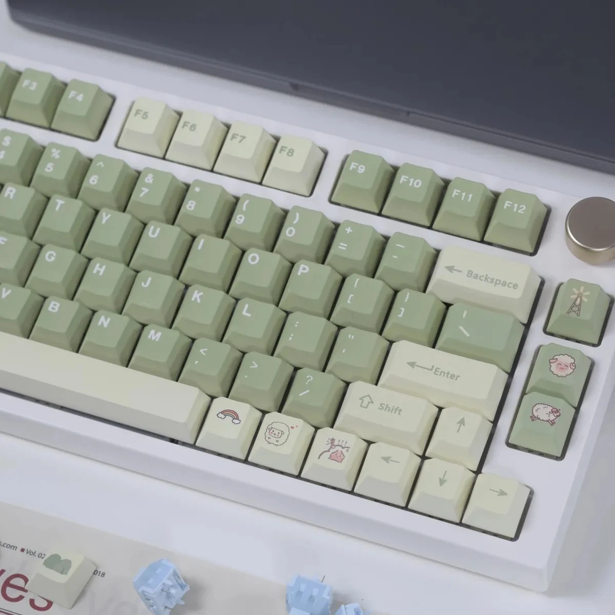 Teclados Mecânicos com Material Pbt 138 Teclas Pequeno Conjunto Completo de Perfil Cherry Teclas Personalizadas Nova Zelândia - Imagem 5
