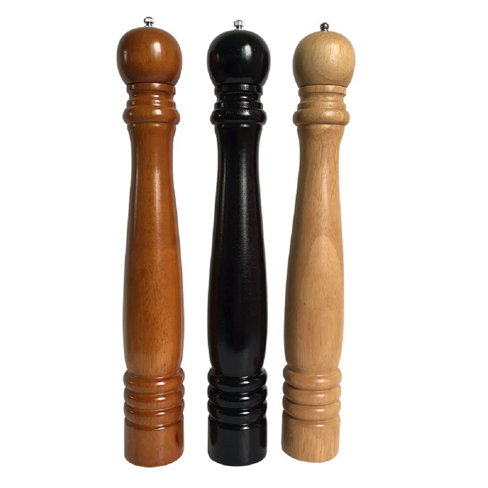 Western Moments Large Wood Wooden Engraved Pepper Grinder Mill