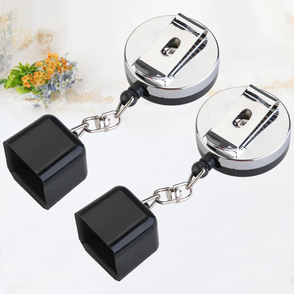 2 Pcs Tail Chalk Holder Billiard Tables Snooker Key Lanyard Billiards Pool Cue Small