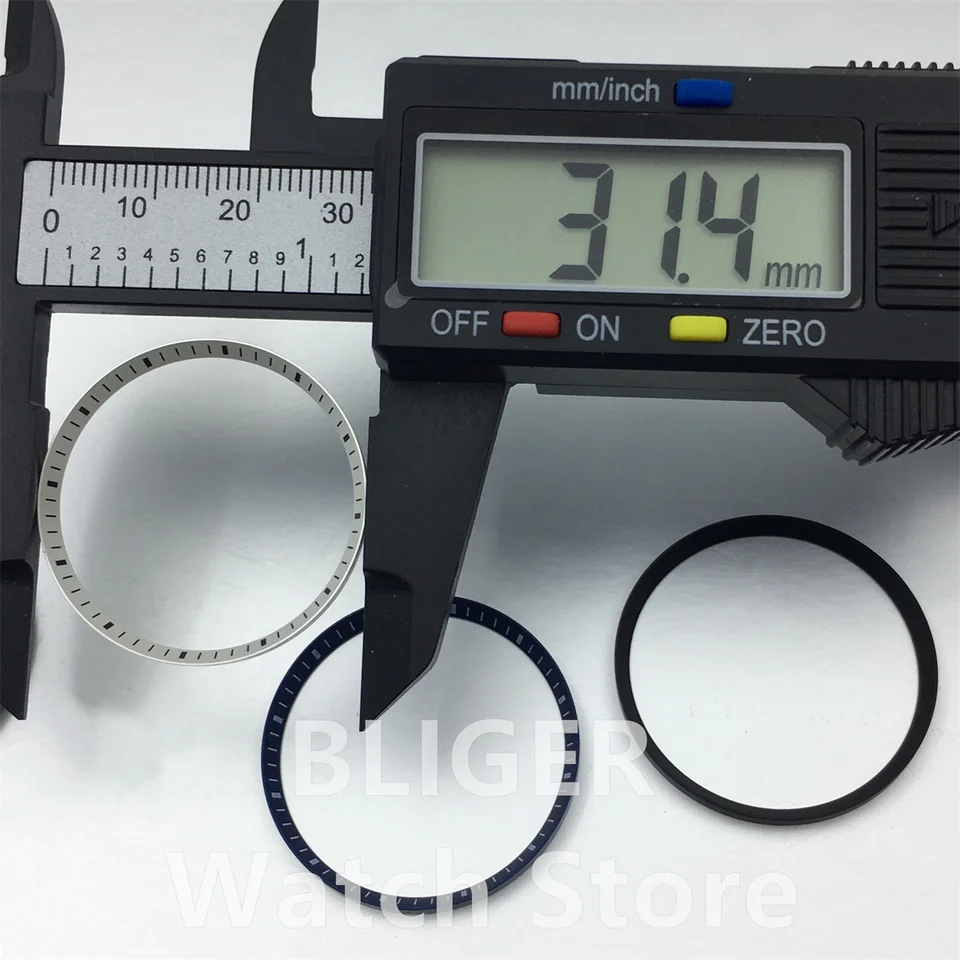 BLIGER Watch Case Parts 31.4mm*28.4mm*2.2mm Chapter Ring