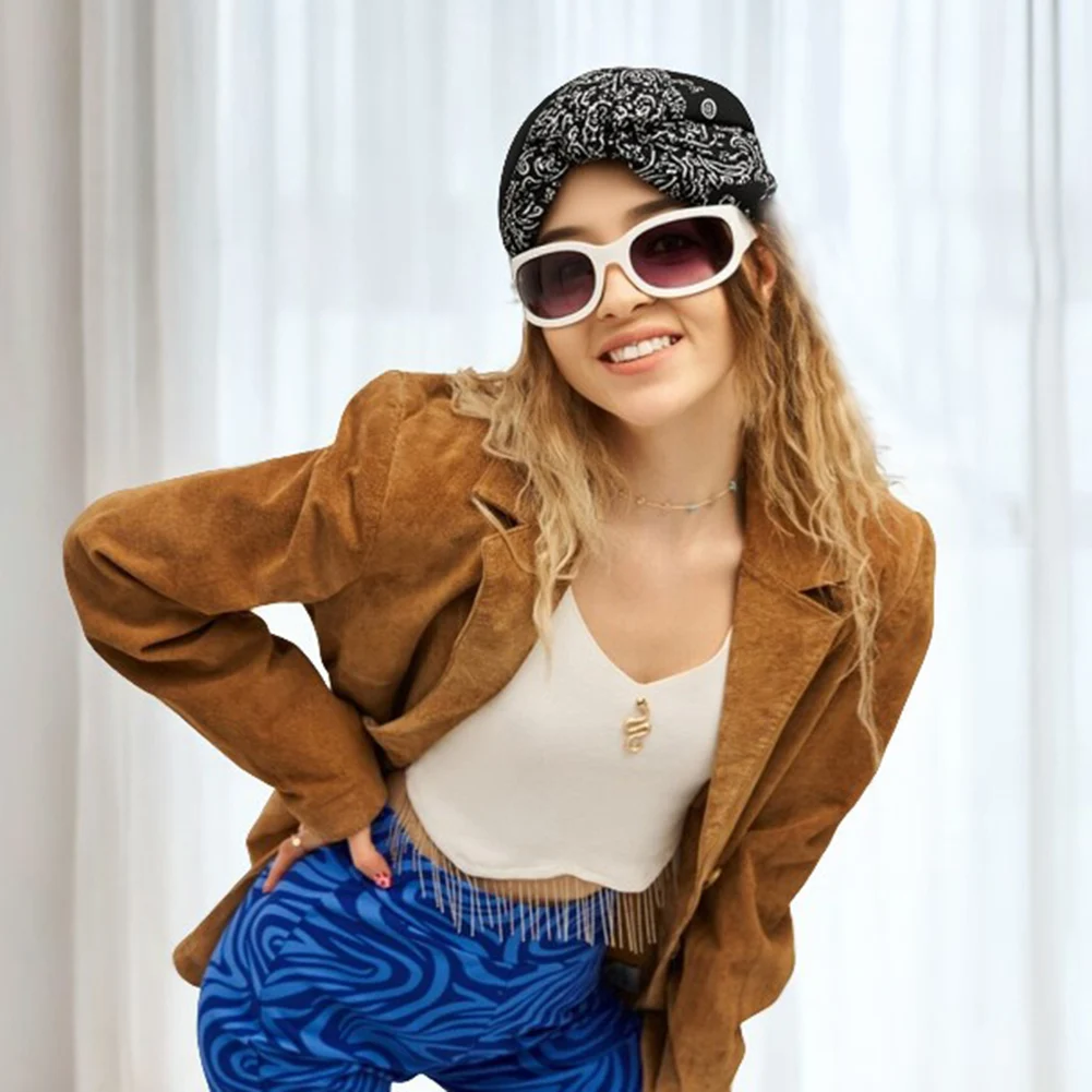 Women's Extra-Large Boho Fashion Twisted Headband - Wide Turban Yoga Hair Accessory