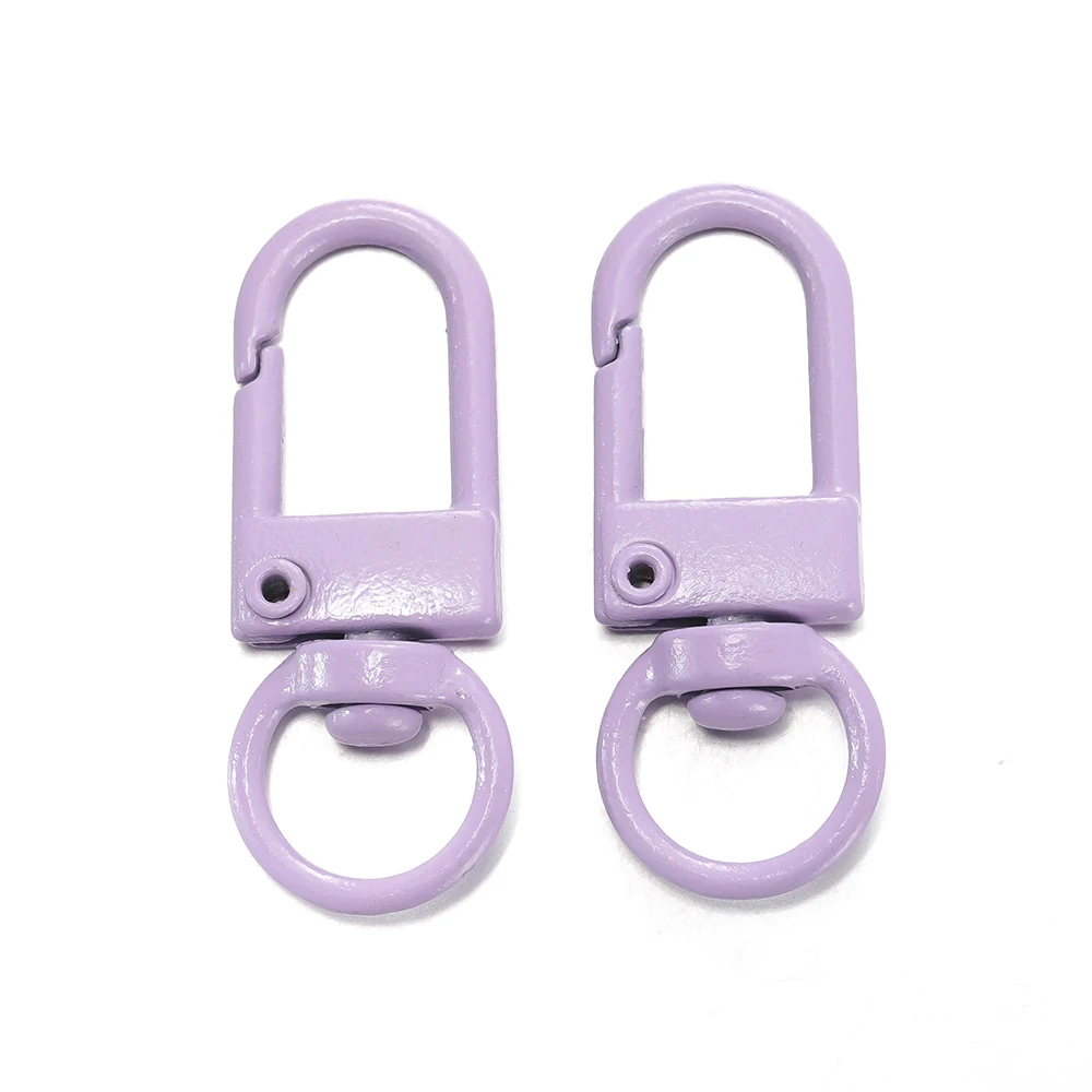 Colorful Alloy Snap Lobster Clasp Hooks for DIY Crafts - 10-Pack Wholesale Set