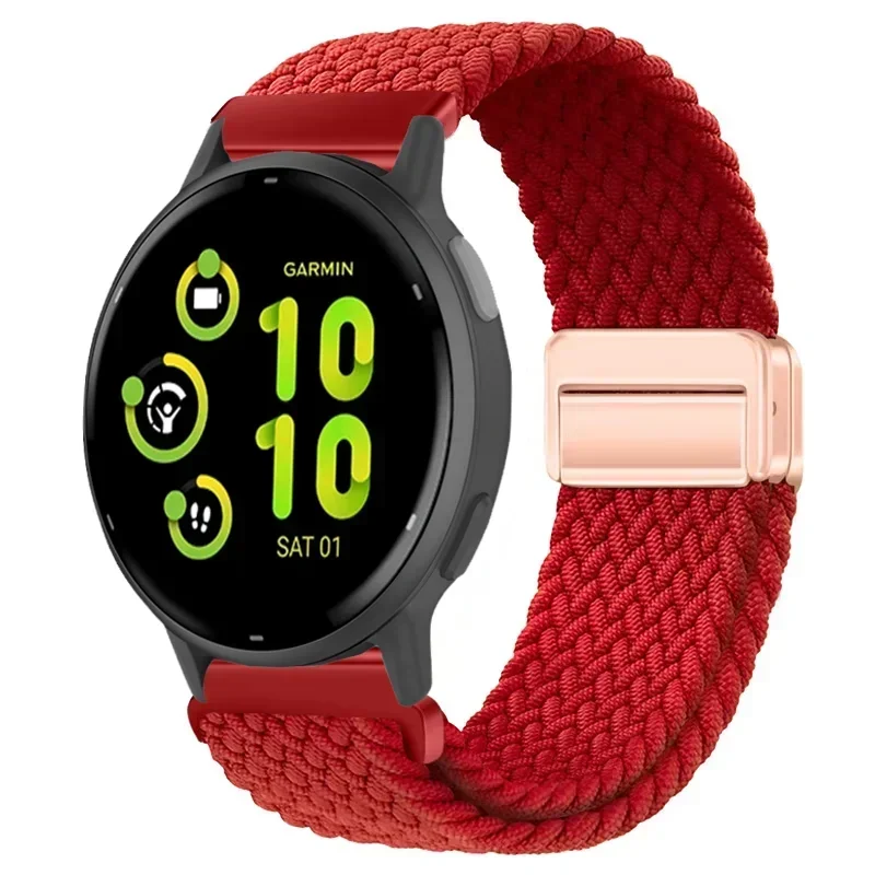 Nylon Magnetic Braided Breathable Watch Strap - 20/22mm