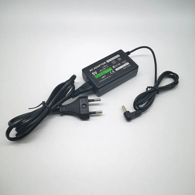 Adaptador de corriente de 5V para cargador PSP, cable de alimentación de  pared para playstation 1000, 2000, 3000, enchufe europeo y estadounidense -  AliExpress