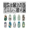 12*6cm Nails Cartoon Skull Image Nail Art Stamping Plates Halloween Festival Pattern Nail Stamp Templates Stencil Manicure Tool 3