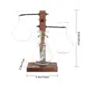 Plant Hangers with Vases Hydroponic Flower Holder Glass Vase Terrarium Kit for Indoor Plants Propagation Station for House 6