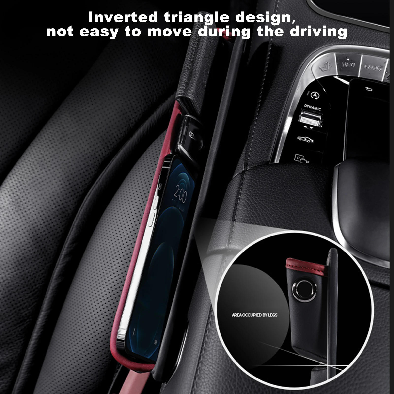 

Сумка для хранения зазора на автомобильное сиденье из искусственной кожи премиум-класса между консолью переднего сиденья универсальный карманный органайзер зазор на сиденье наполнитель