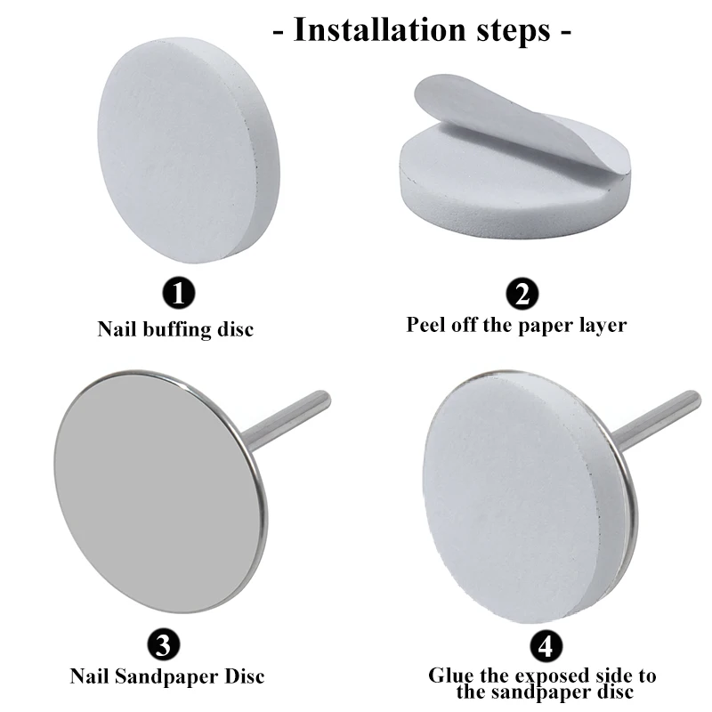 Self-Adhesive Replaceable Disc 15/20/25mm for Remove Dead Skin Calluse Professional Pedicure Polish Accessories 50pcs/Bag Foot Sanding Paper