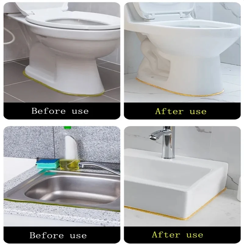 Ceramic Tile Gap Tape Self-Adhesive Kitchen Bathroom Waterproof Beautiful Seam Wall Floor