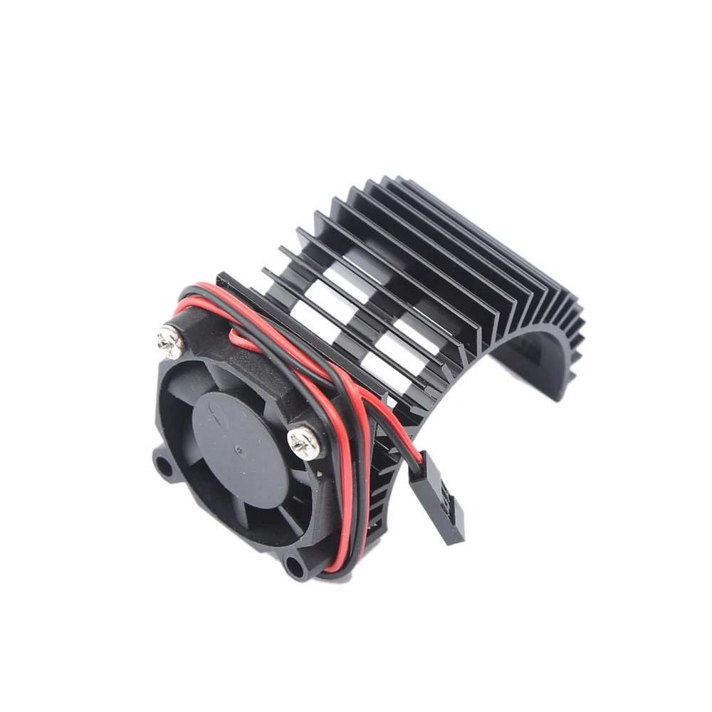 

3650 Motor Heat Sink and Cooling Fan Set for 1/10 RC Car 540/550 3650/3660 Motor 1:10 RC Car Parts -Black