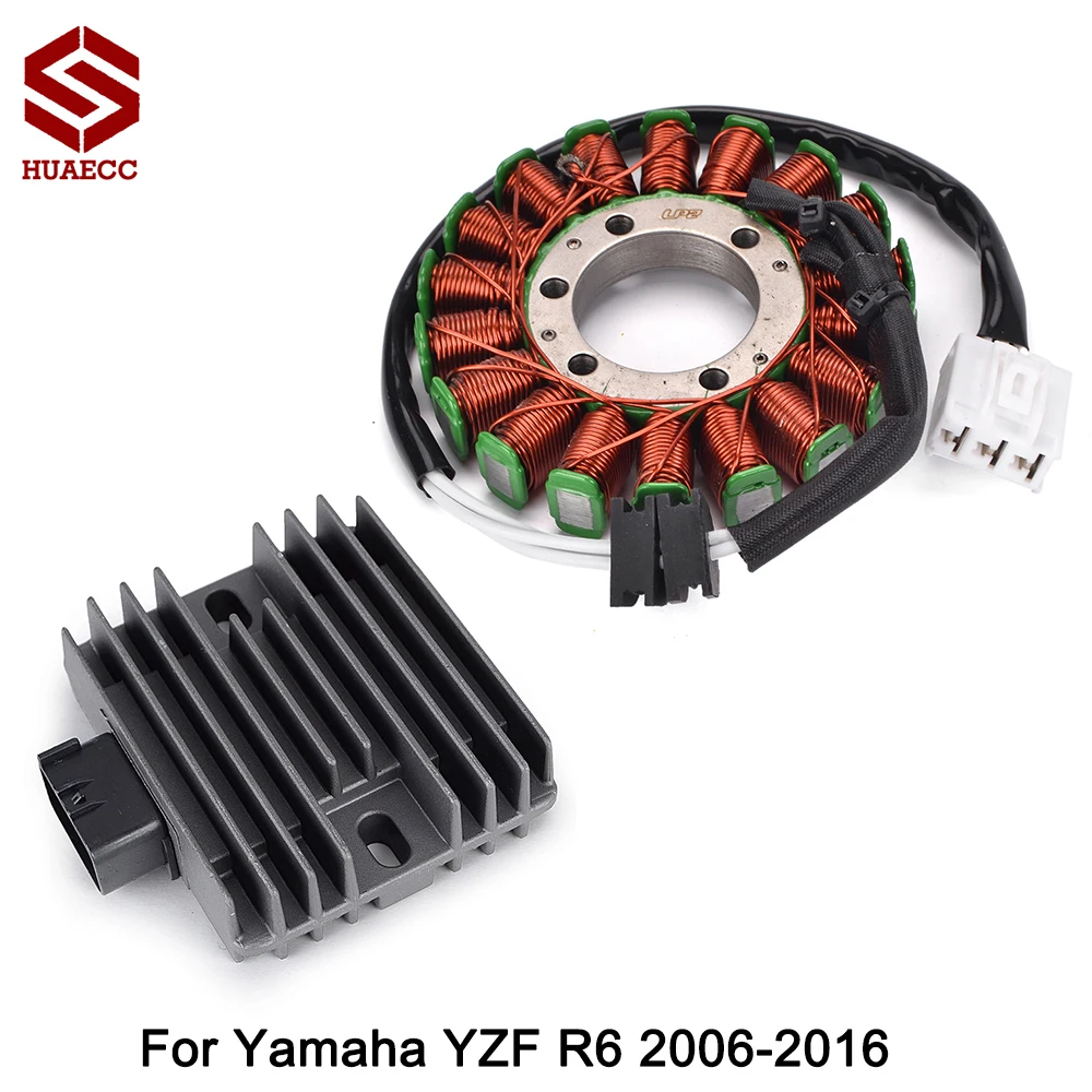 

Generator Stator Coil Voltage Regulator Rectifier Kit for Yamaha R6 YZF-R6 YZFR6 2006-2016
