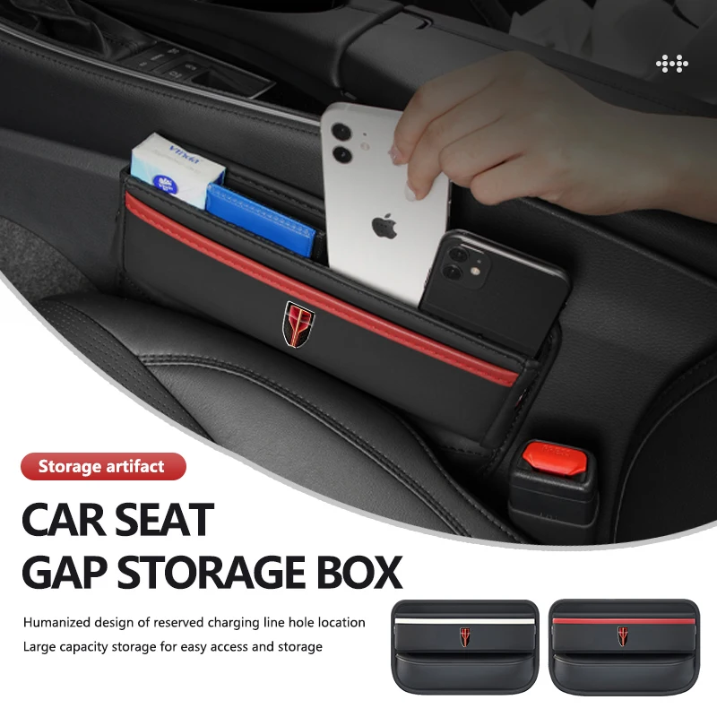 Per Hong Qi Leather Car Seat Storage Box Fessura Gap Filler Accessori Bandiera Rossa H5 Faw Bandiera Rossa Hong Qi Hs5 Hs7 H5 H7 H9