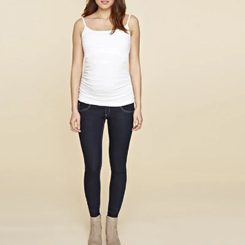 Summer maternity T-shirt Spring/Summer Hot Sale New Women's Solid Color Strap Pregnant Women's T-shirt