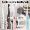 Electric Toothbrush 5-gear Mode USB Charging 4 colors IPX7 Waterproof Ultrasonic Rechargeable Soft Hair Toothbrush Adult Classic 5
