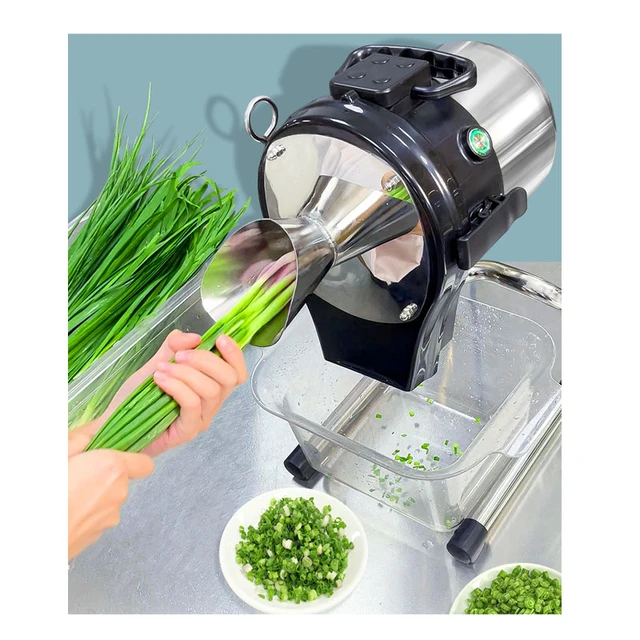 Electric Commercial Leaf Vegetable Spinach Cutting Machine Leafy Vegetable  Cutter Imitation Of Handwork Chopped Pepper Machine - Blenders - AliExpress