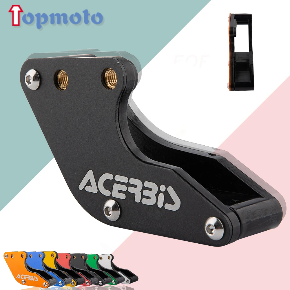 Enhanced Motorcycle CNC Chain Guard Guide for Dirt Bikes and Scooters