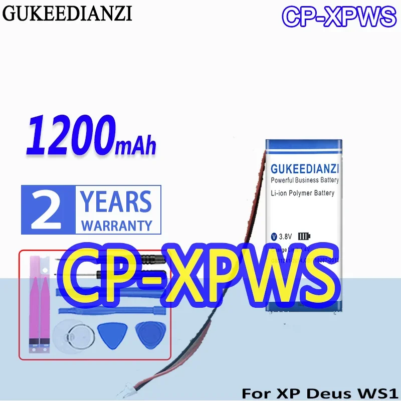 Batteria Gukeedianzi Ad Alta Capacità Cp-Xpws Cpxpws 1200Mah Per Batterie Digitali Xp Deus Ws1 Ws2 Ws3 Ws4 Ws5