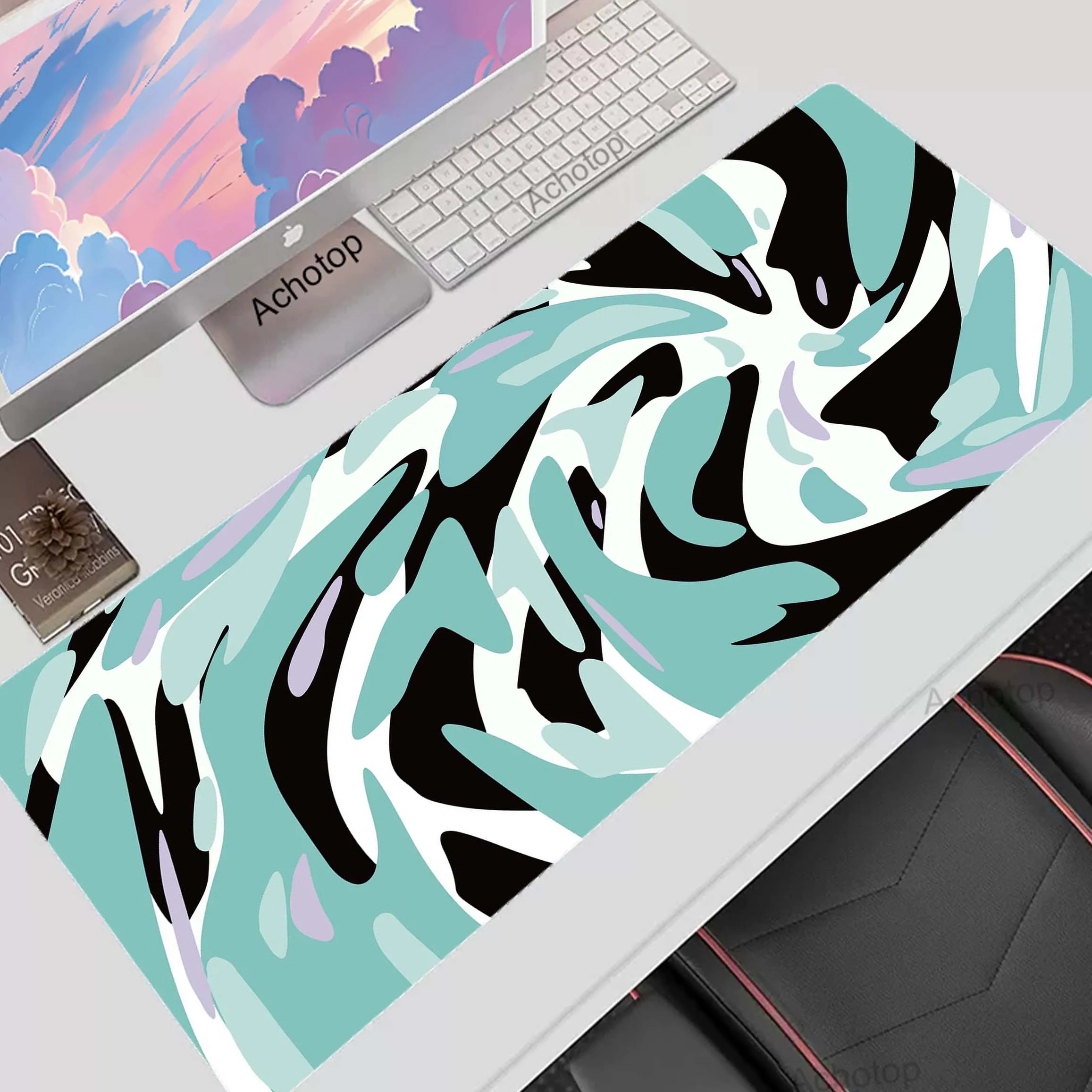 

Strata Liquid 900x400 Mouse Pad Computer Laptop Mouse Mat XXL Large Anime Keyboard Mousepad Keyboards Gamers Decoracion Desk Mat
