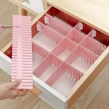 Household Plastic Drawer Partition Board Free Combination Classification Partition Board Underwear Socks Sorting Partition 2
