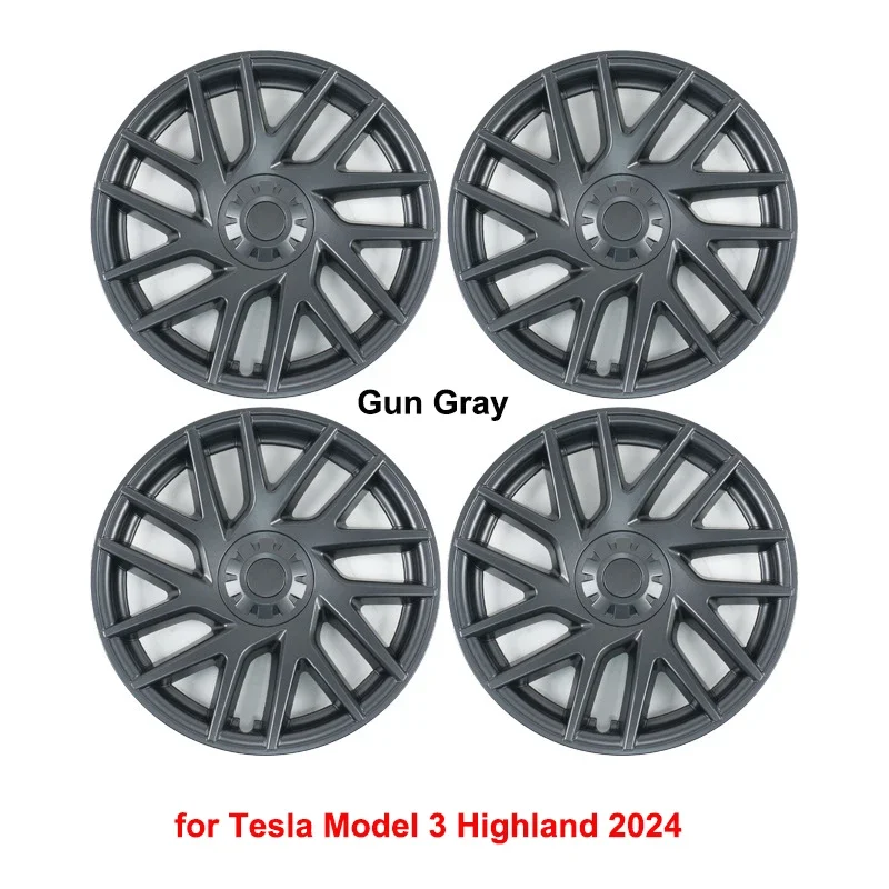 4PCS Wheel Hub Caps for Tesla Model 3 Highland 2024 18 Inch Performance  Automobile Replacement HubCap Full Rim Cover Accessories - AliExpress