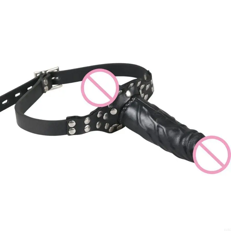 E15C Strap On Face Dildo Mouth Penis Adjustable BDSM Adult Sex Toy For Women Couples