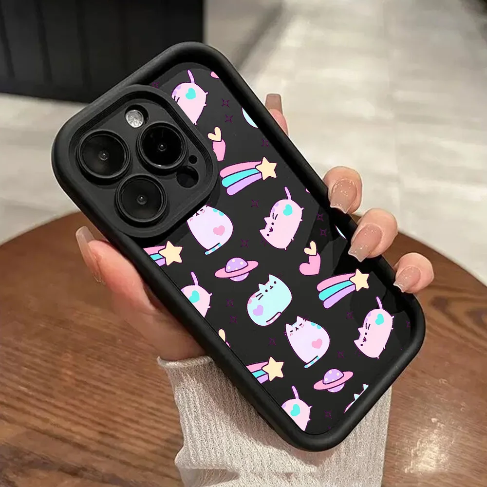Charming Pusheen Cat-Themed Phone Case