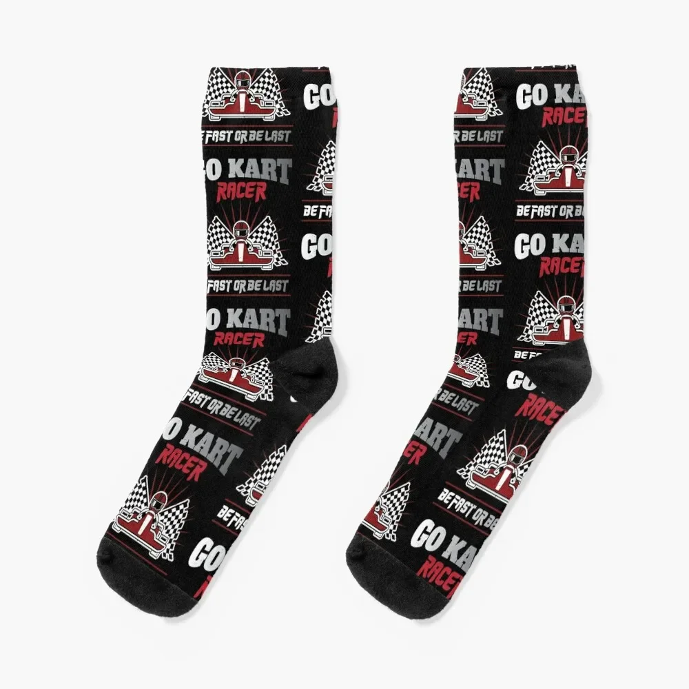 Gokart Racing Driver Be Fast Gift Racing Kart Racing Socks Cotton Crossfit Socks Donna Uomo