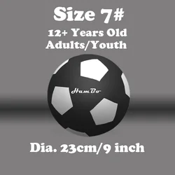 Silent Airless Foam Soccer Ball - Indoor Noiseless Fun Sports Game (Size 7 - 9inch)