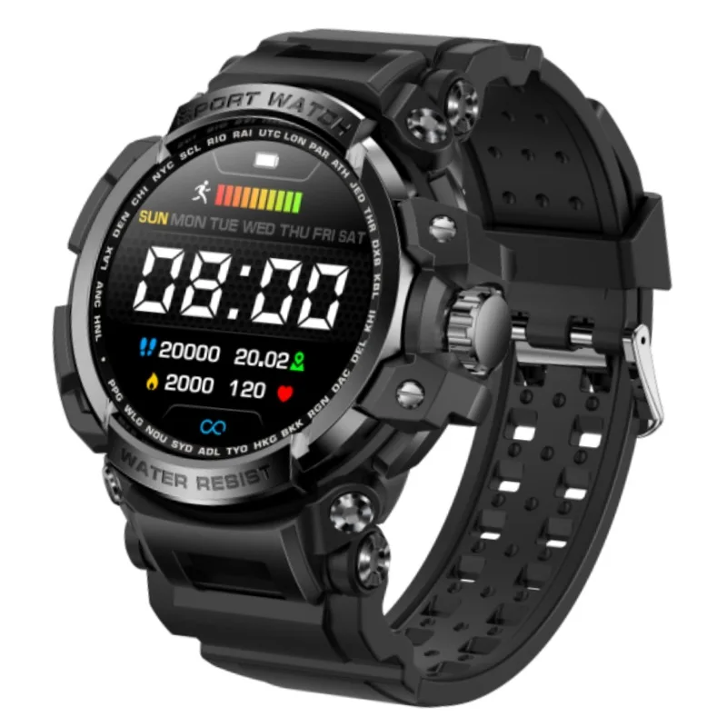 

Ip68 Deep Waterproof Multifunctional Sports Smart Watch, Three Prevention Call, Music, Heart Rate,Blood Pressure