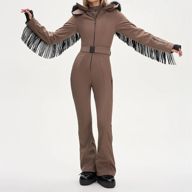 Women One Piece Ski Suit Image 11