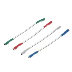 Universal Silver Wire Leads for Turntable Tonearms - 4PCS, 40mm (4 PCS)
