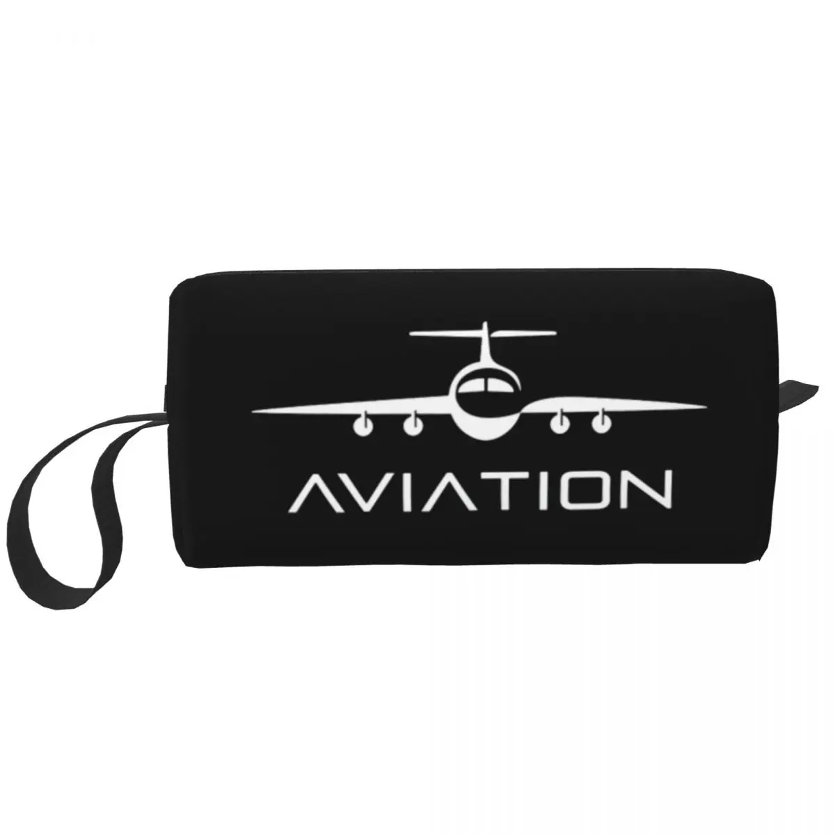 

Fighter Pilot Aviation Airplane Makeup Bag Women Travel Cosmetic Organizer Cute Storage Toiletry Bags Dopp Kit Case Box