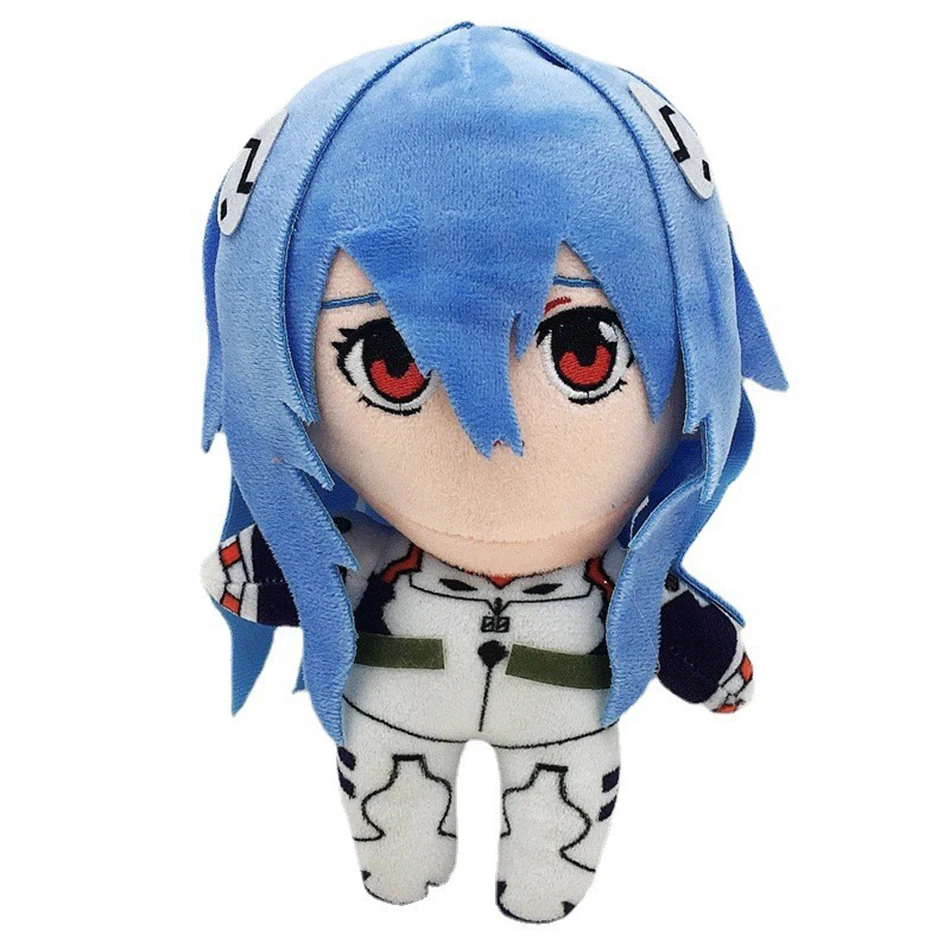 LONG Muñeco de peluche de Ayanami Rei de 23 cm, juguete de peluche